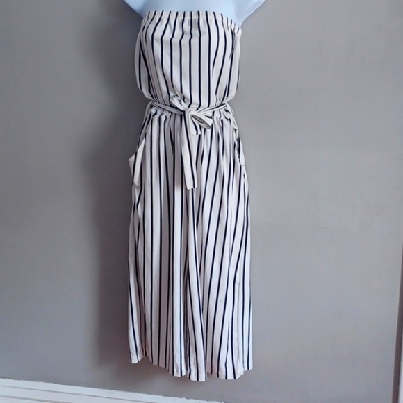 Capella jump suit size L palazzo pants - Picture 2 of 11